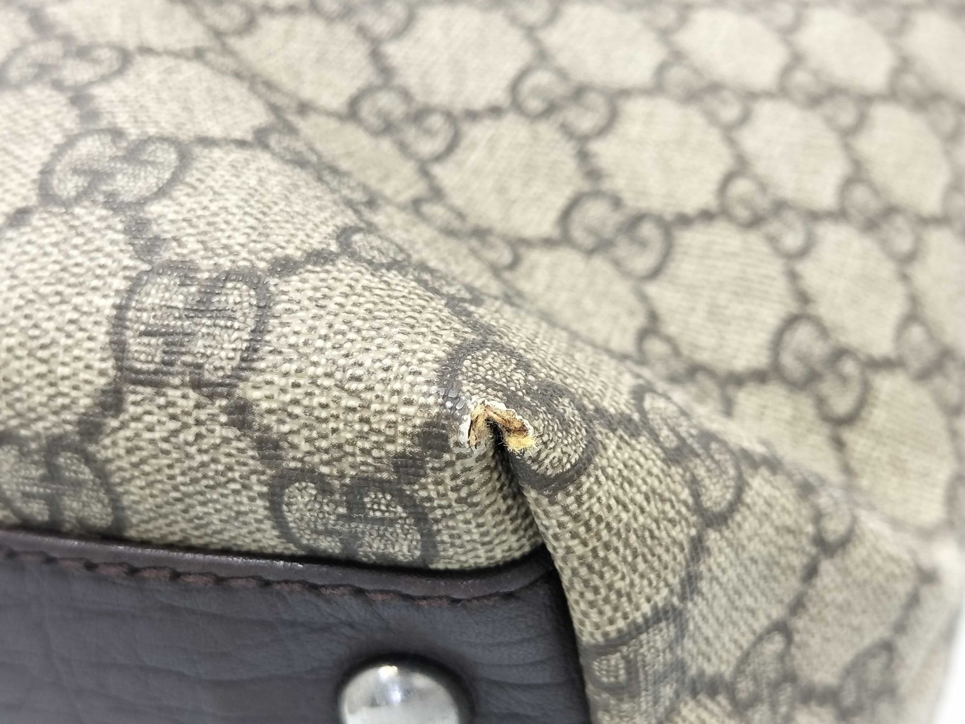 GUCCI GG Supreme Gucci 131220 Tote Bag