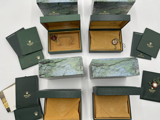 ROLEX Empty Box Set of 4 Unisex