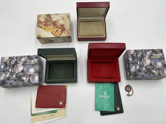 ROLEX Empty Box 3-Piece Set Unisex