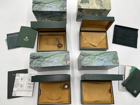 ROLEX Empty Box Set of 4 Unisex