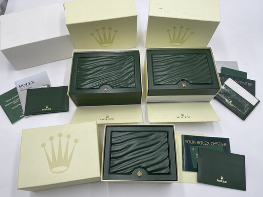 ROLEX Empty Box 3-Piece Set Men's Watch