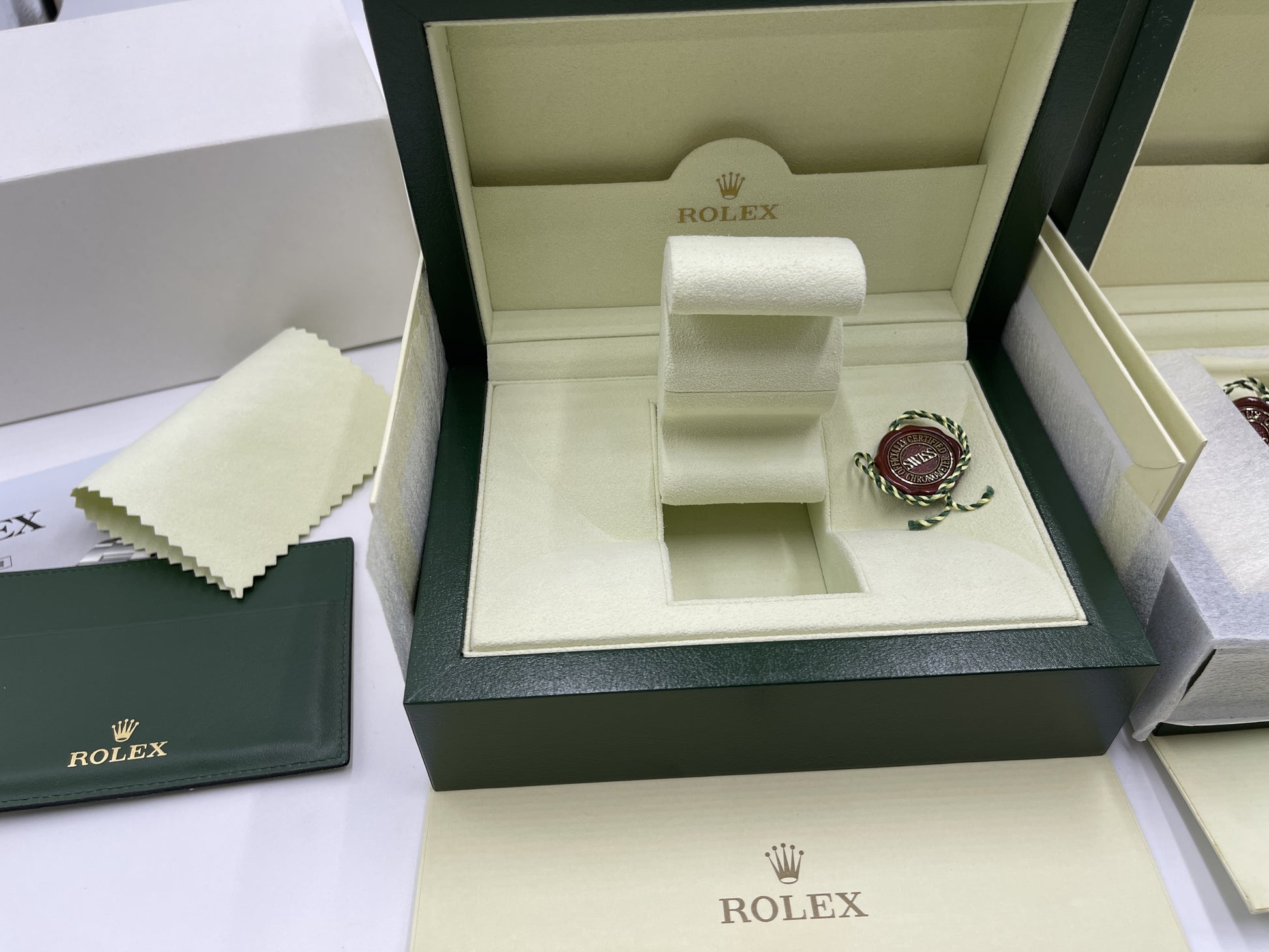 ROLEX Empty Box 3-Piece Set Men's Watch
