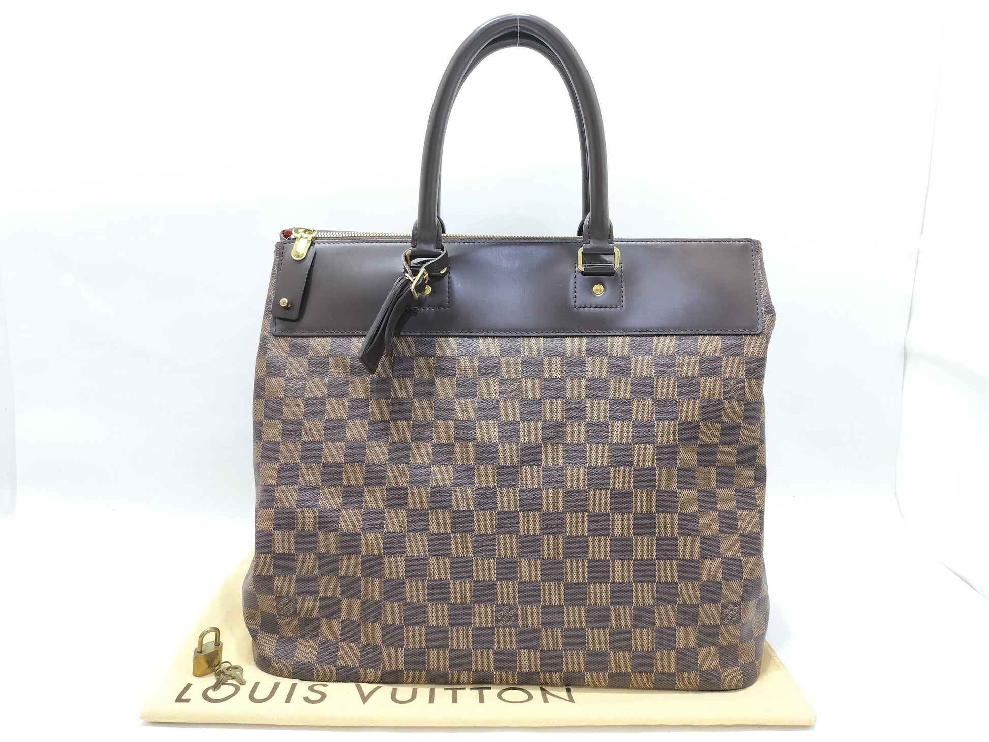 LOUIS VUITTON Damier LOUIS VUITTON Vuitton Damier N41165 Greenwich PM Boston Handbag