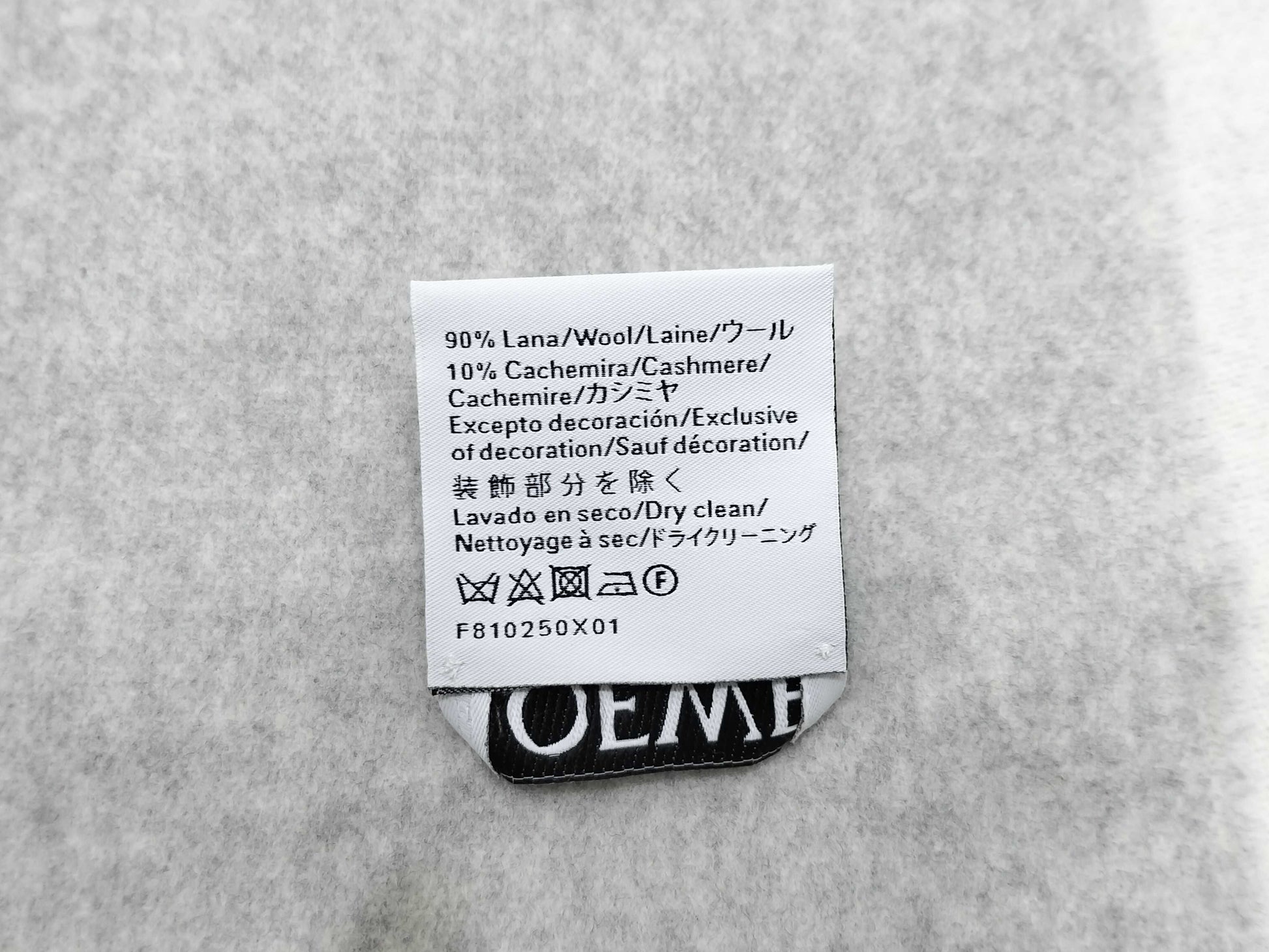 LOEWE LOEWE Wool & Cashmere Muffler Muffler