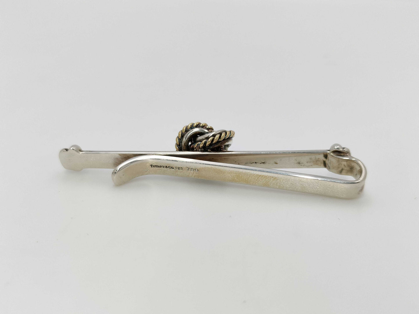 Tiffany & Co. Tiffany & Co. Twist Knot Tie Clip, SV925/750, 8.6g, Tie Clip/Cufflinks