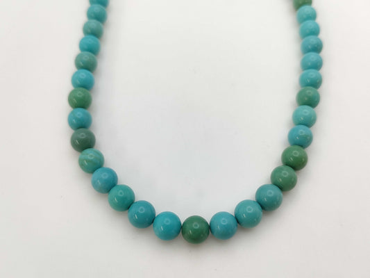 Turquoise diameter approx. 6.0-6.2mm K18WG 18.6g Necklace