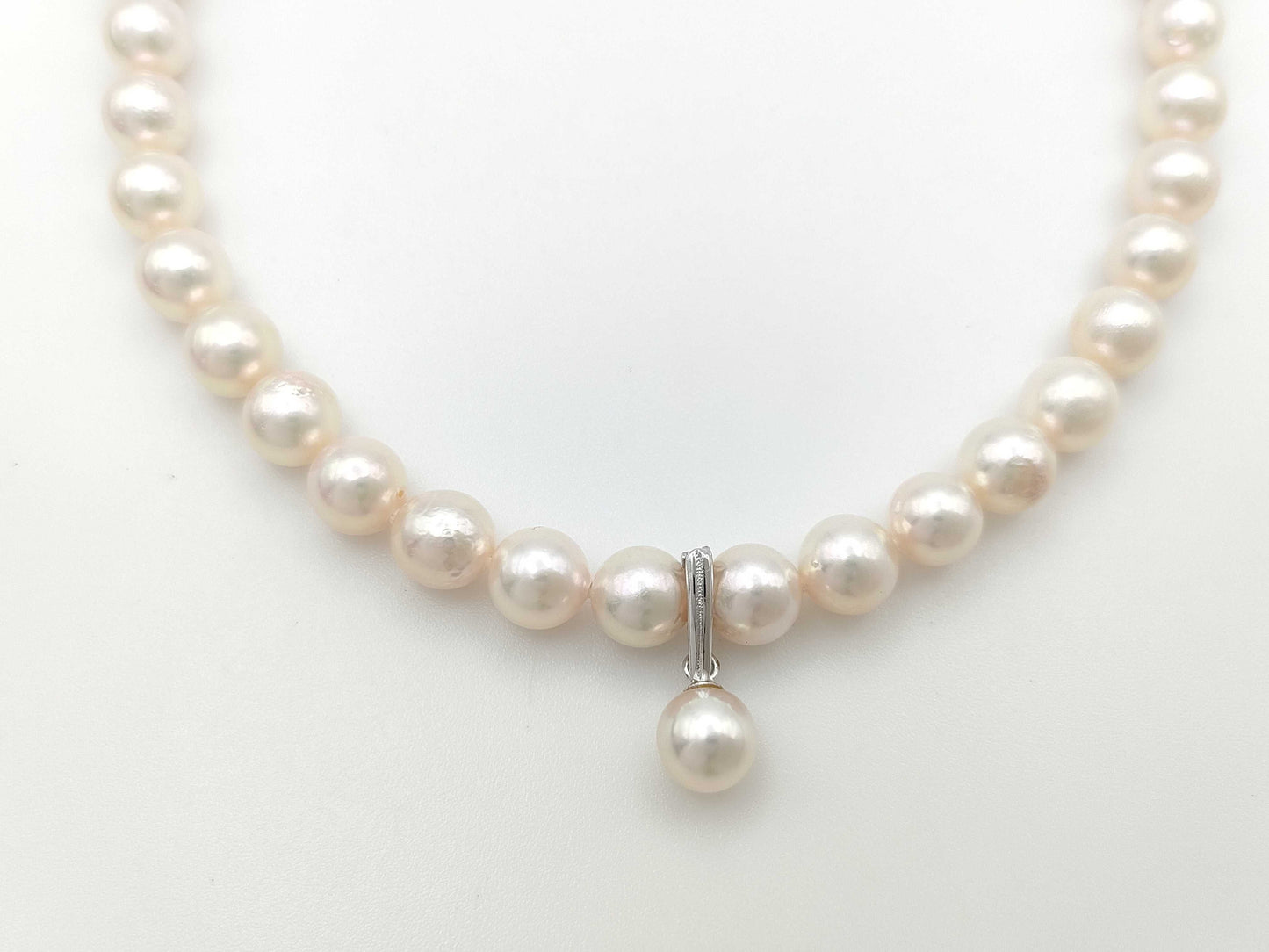Pearl diameter approx. 7.0-7.4mm SV 33.6g Necklace