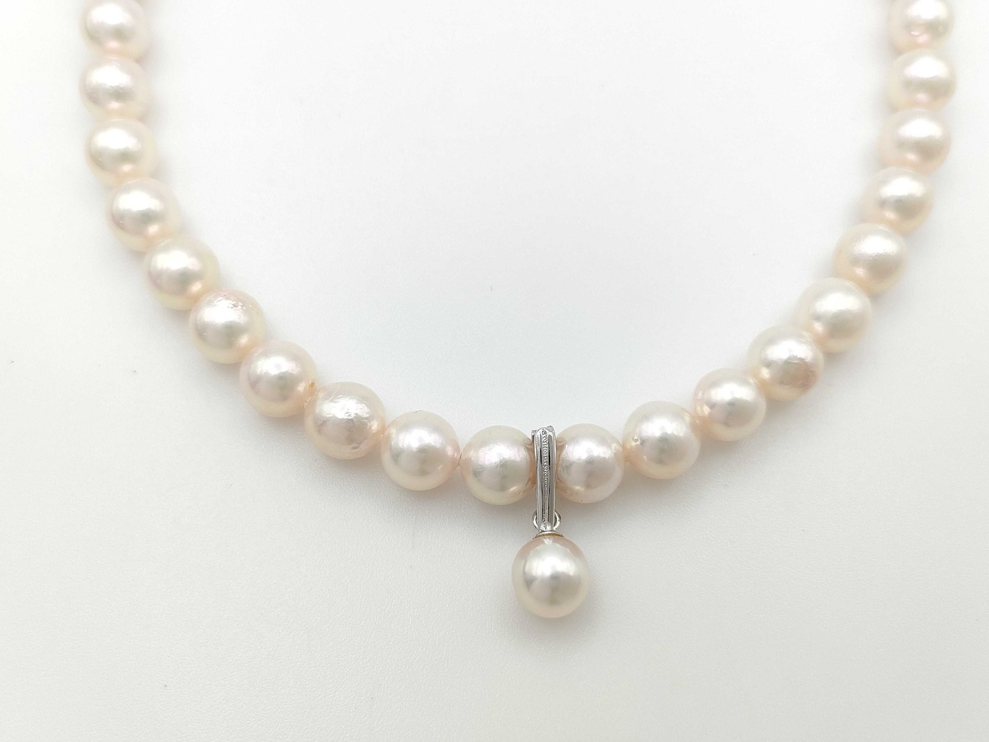 Pearl diameter approx. 7.0-7.4mm SV 33.6g Necklace