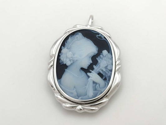 Cameo K7/METAL 14.6g Brooch