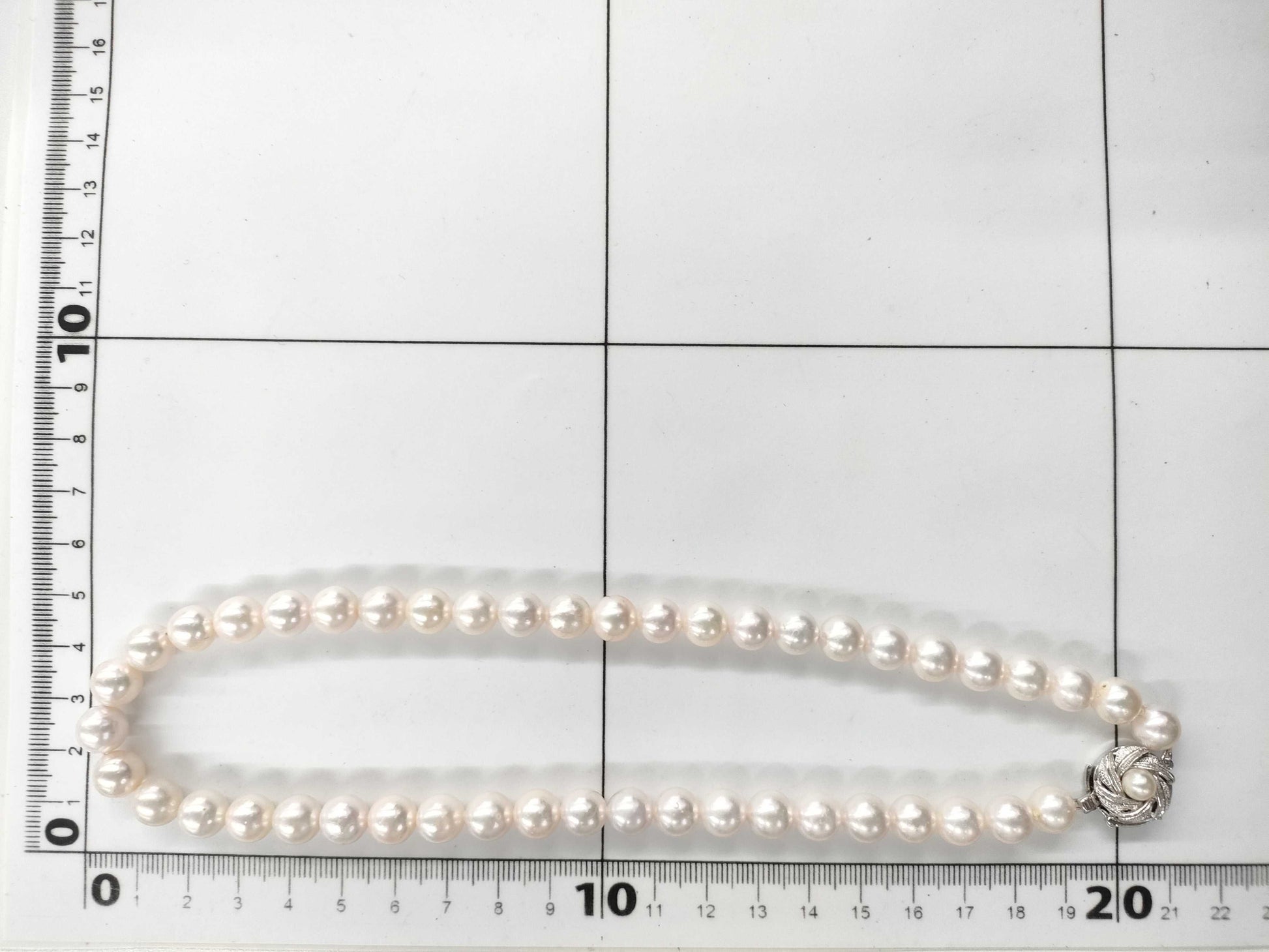 Pearl diameter approx. 8.5-8.7mm SV 46.4g Necklace