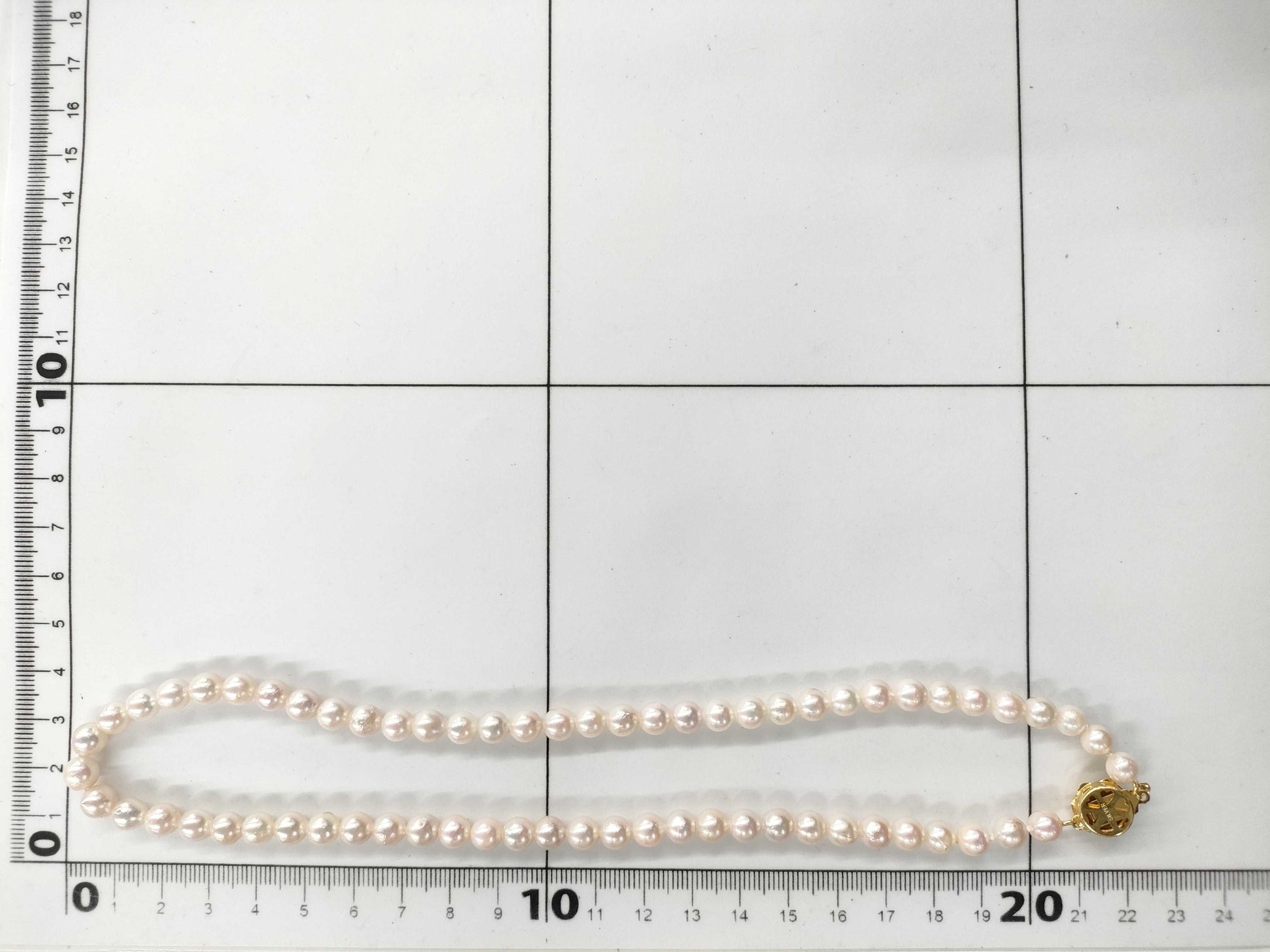 Pearl diameter approx. 6.0-6.4mm SV 26.5g Necklace