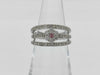 PD0.065ct FD0.50ct PT900 7.7g Ring