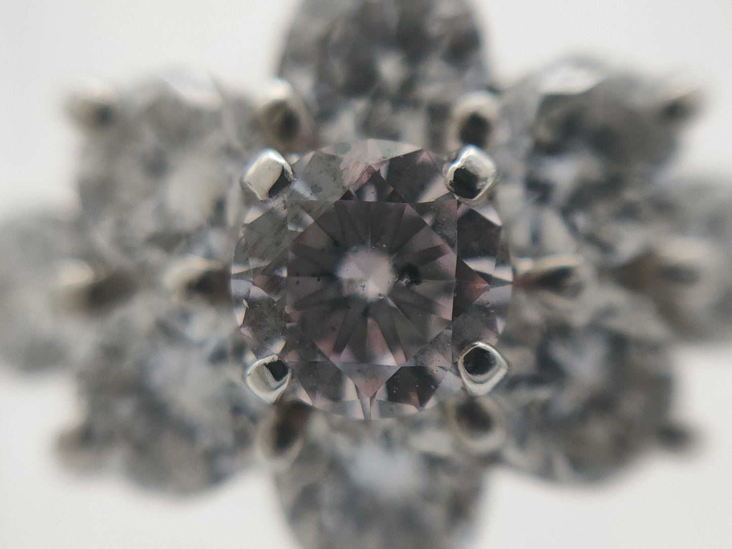 PD0.149ct D0.79ct PT900 3.6g Ring