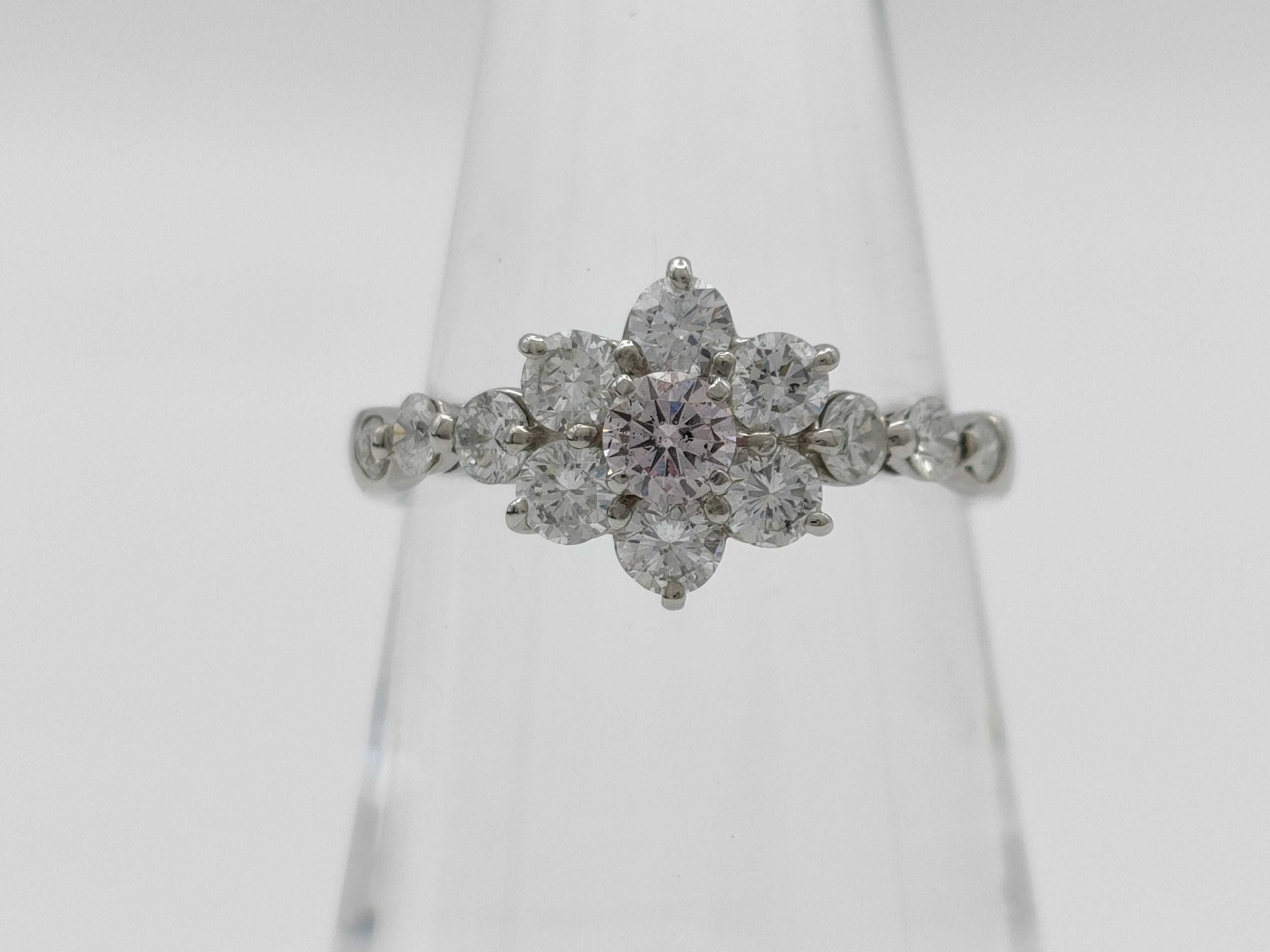 PD0.149ct D0.79ct PT900 3.6g Ring
