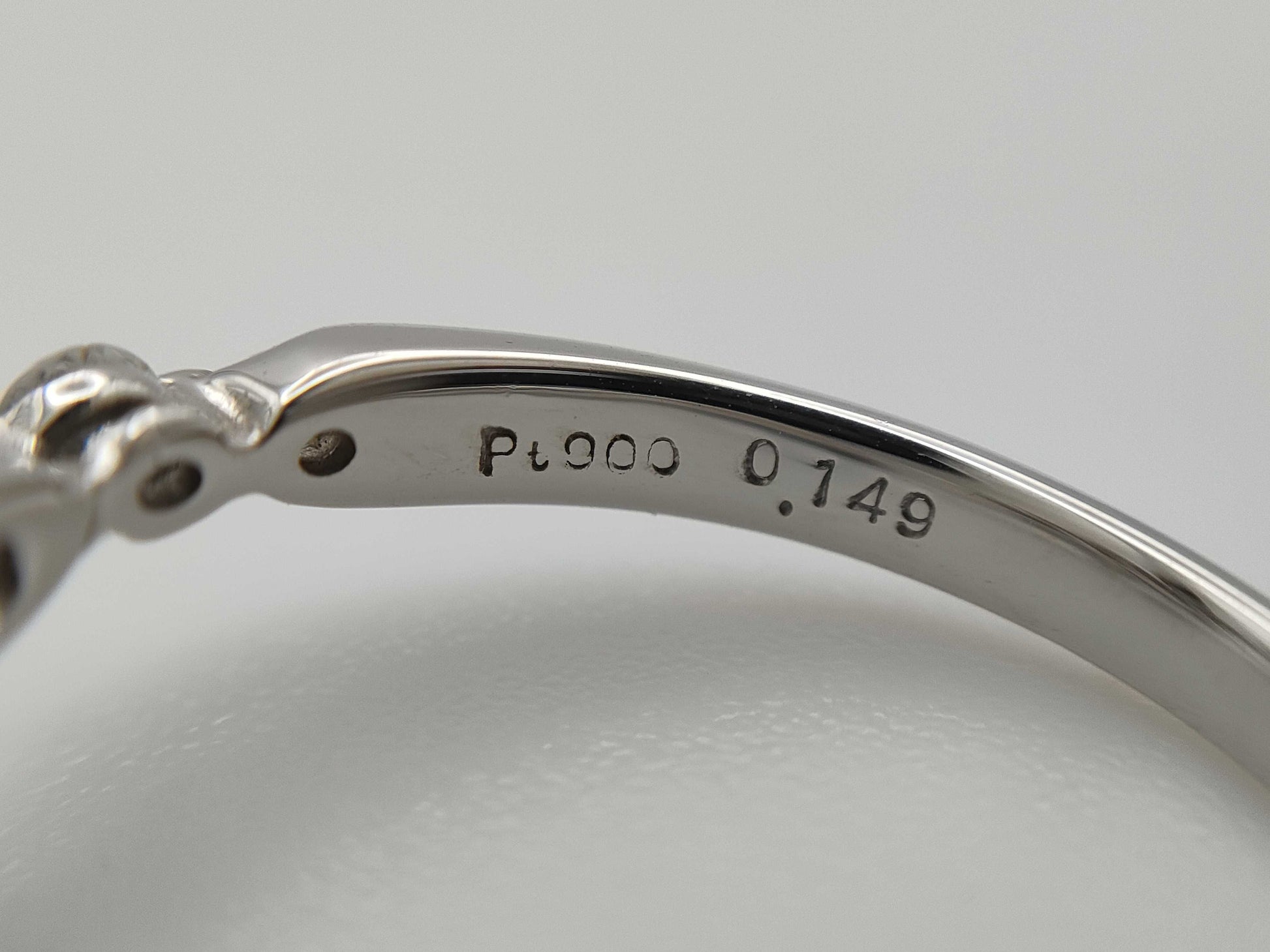 PD0.149ct D0.79ct PT900 3.6g Ring