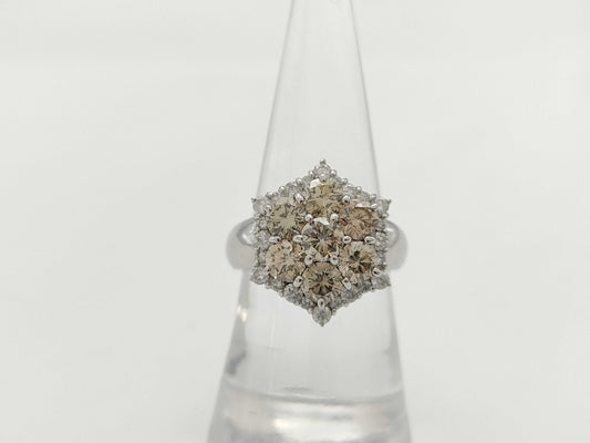 D2.50ct K14WG 6.5g Ring