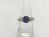 Violet Star Sapphire 2.14ct D0.48ct PT900 8.8g Ring