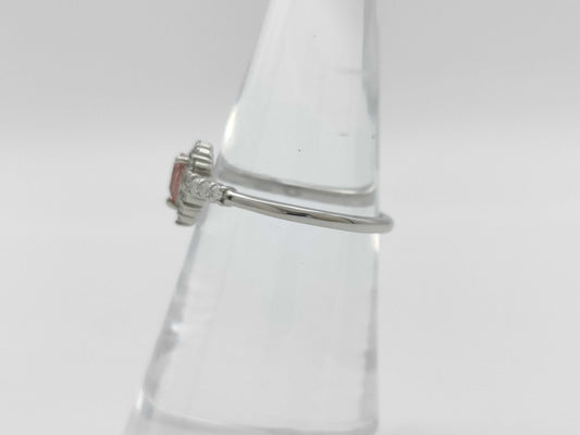 Sapphire Diamond PT900 2.7g Ring