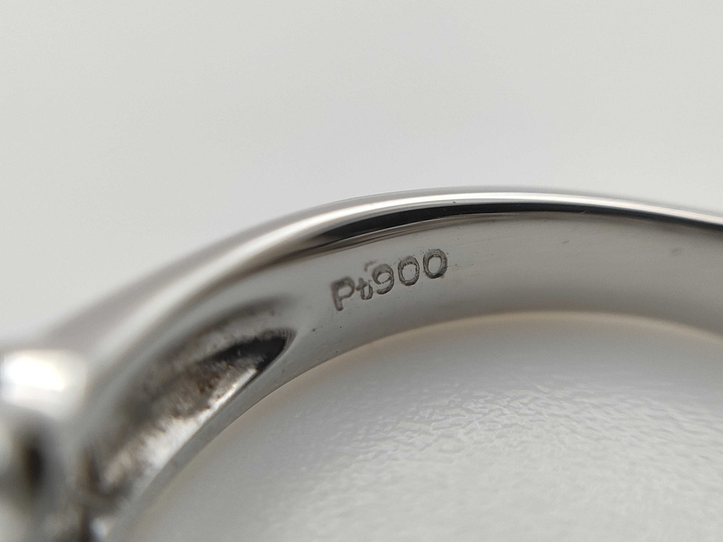 AX0.34ct D0.07ct PT900 6.4g Ring