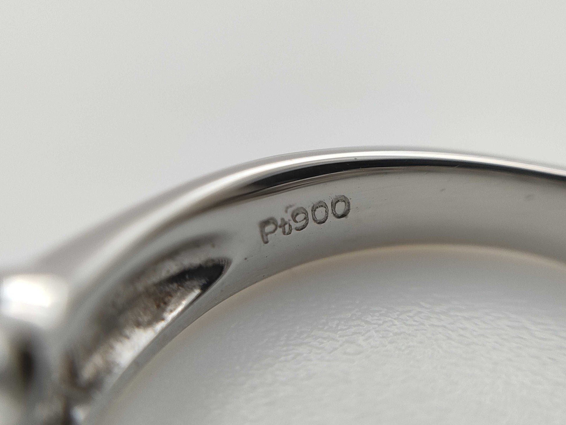 AX0.34ct D0.07ct PT900 6.4g Ring