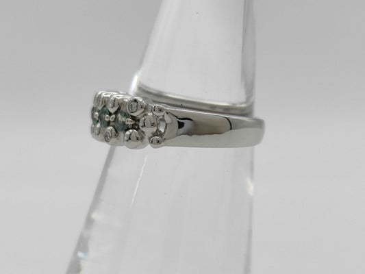 AX0.34ct D0.07ct PT900 6.4g Ring