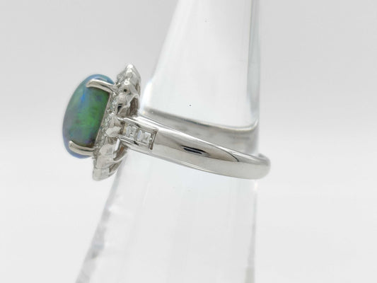 OP3.17ct D0.85ct PT900 8.1g Ring