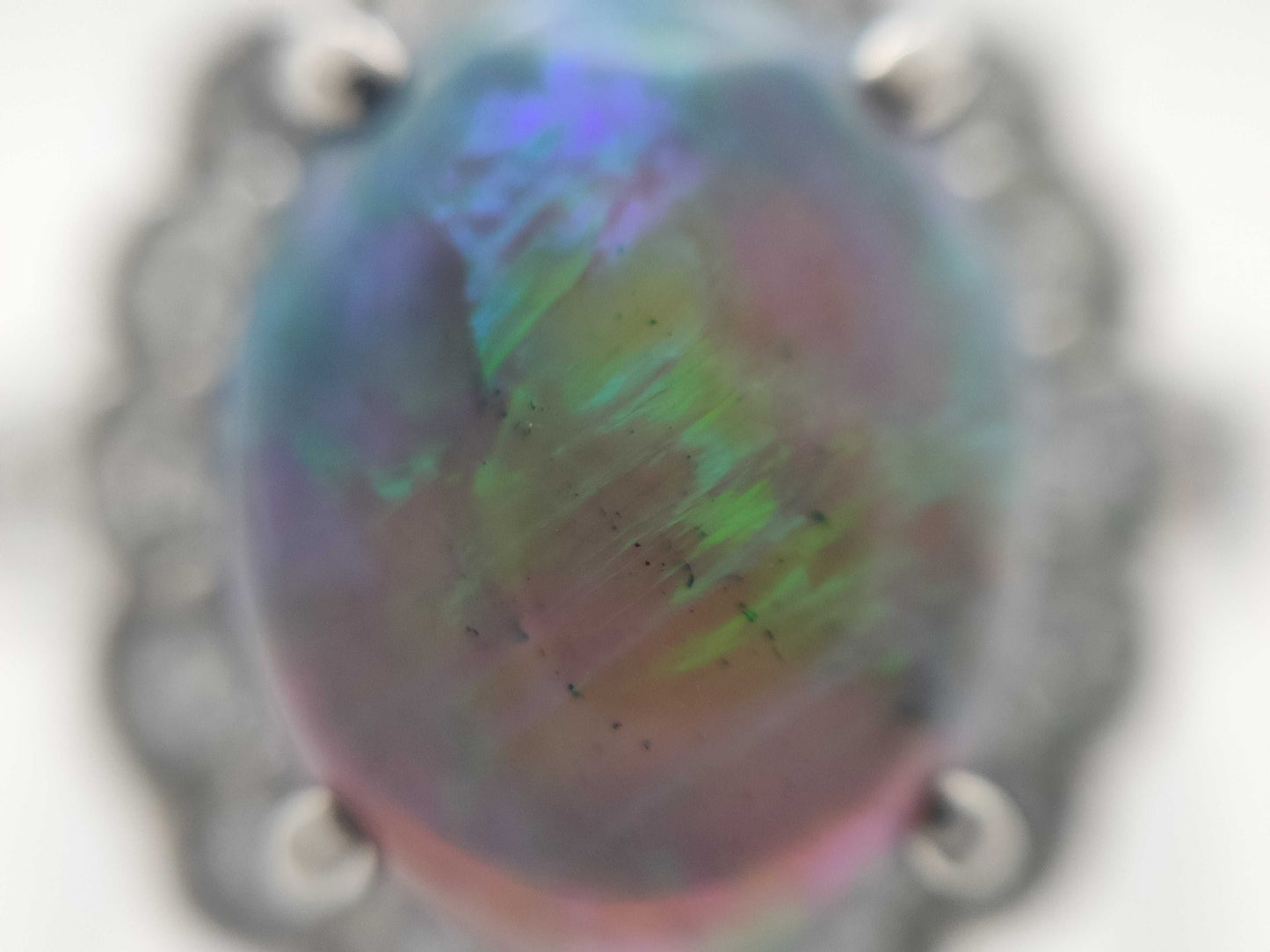 OP3.17ct D0.85ct PT900 8.1g Ring