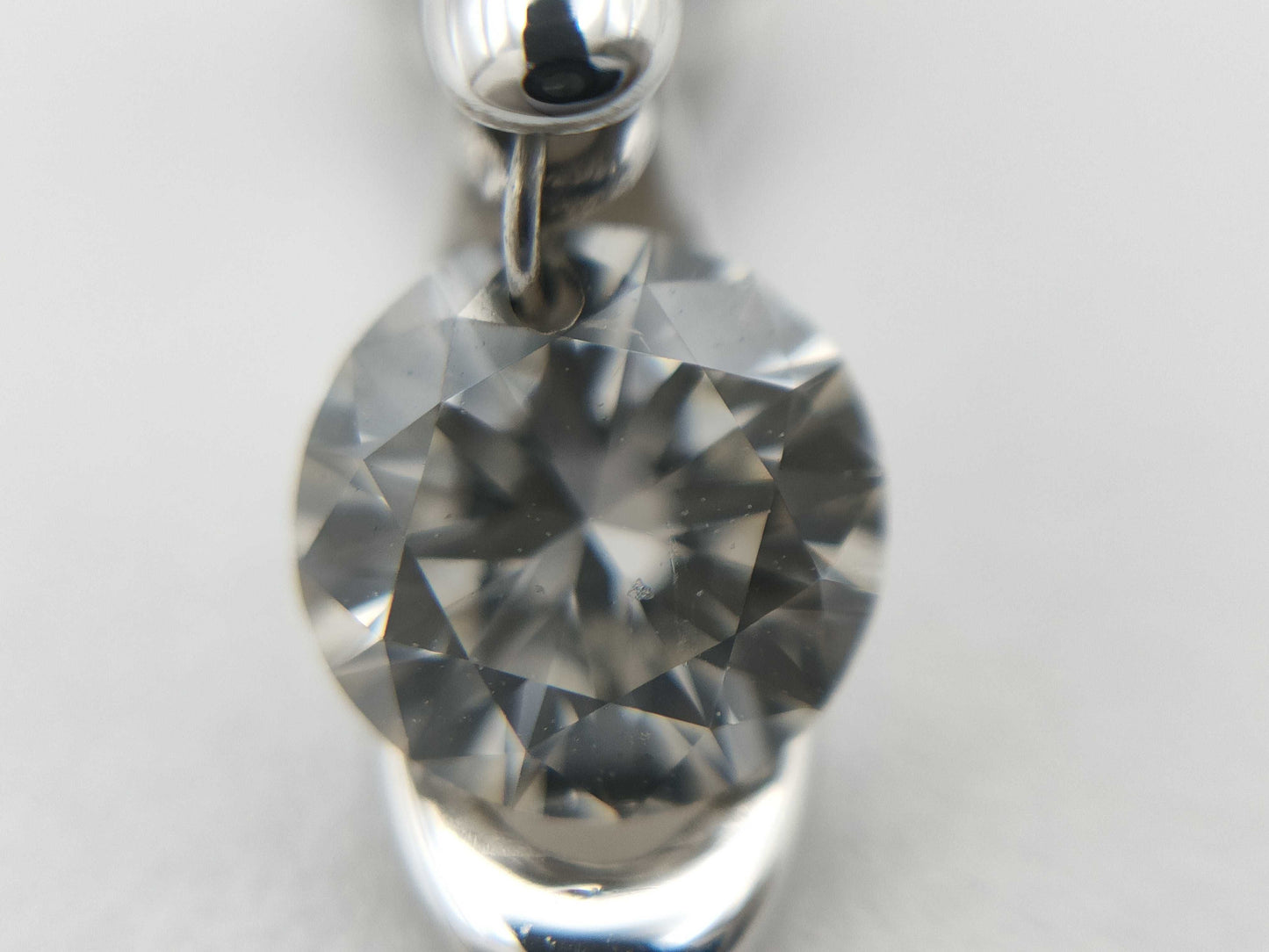 D1.60ct K18WG 5.9g Necklace