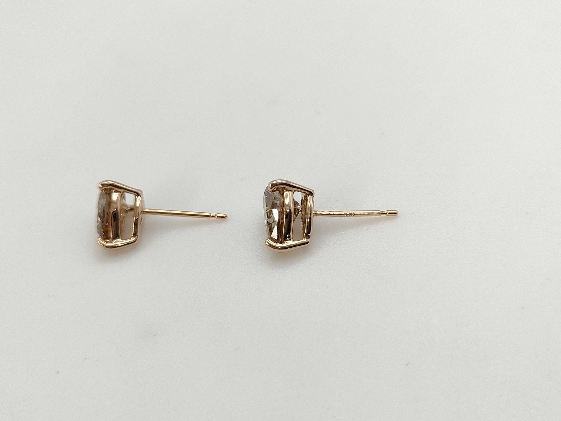 D0.941/1.142ct K18 1.5g Earrings