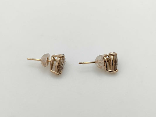 D0.941/1.142ct K18 1.5g Earrings