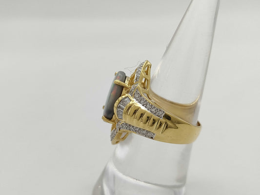 Opal Diamond 750 8.2g Ring