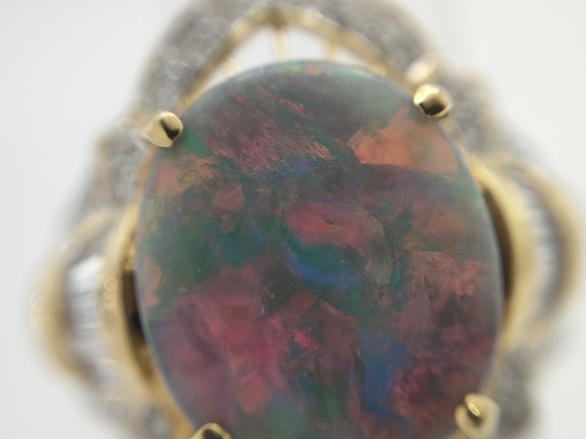 Opal Diamond 750 8.2g Ring