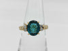Colored Stone 2.36ct D0.4ct K18 4.6g Ring