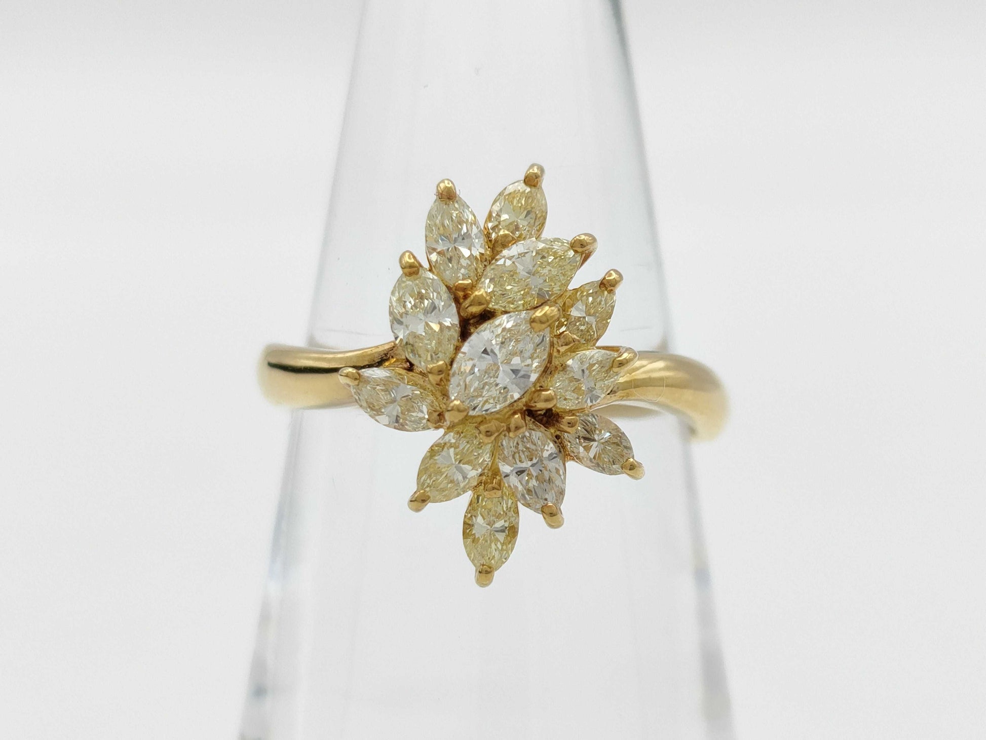 D1.03ct K18 4.4g Ring