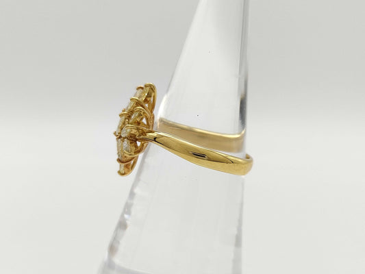 D1.03ct K18 4.4g Ring