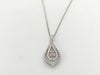 D0.088/0.12ct PT900/850 3.0g Necklace