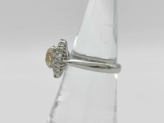 D2.057ct 0.52ct PT900 6.7g Ring