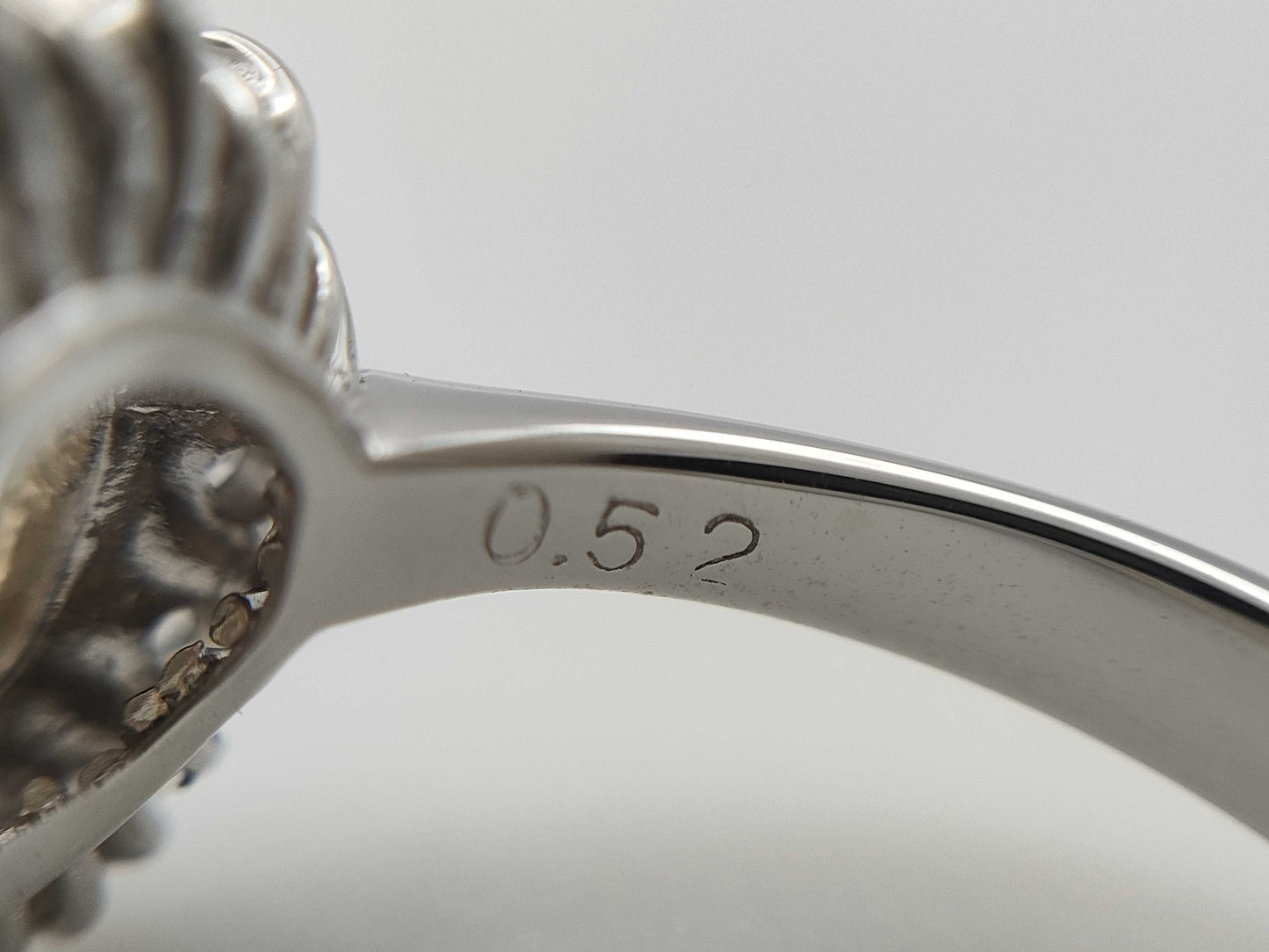 D2.057ct 0.52ct PT900 6.7g Ring