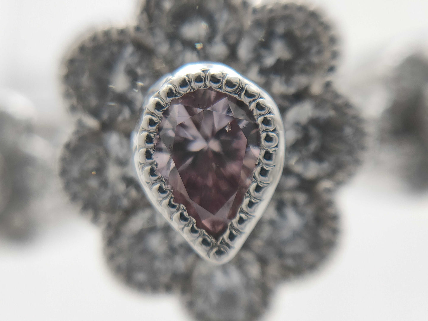 PD0.107ct FD0.30ct PT900 4.2g Ring