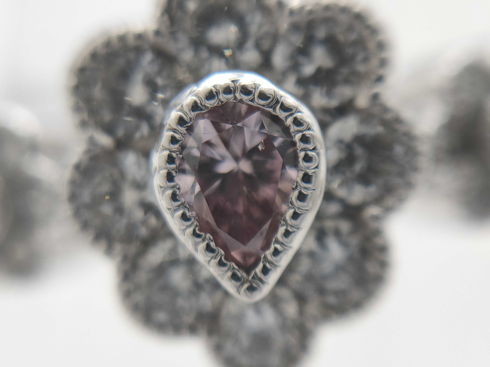 PD0.107ct FD0.30ct PT900 4.2g Ring