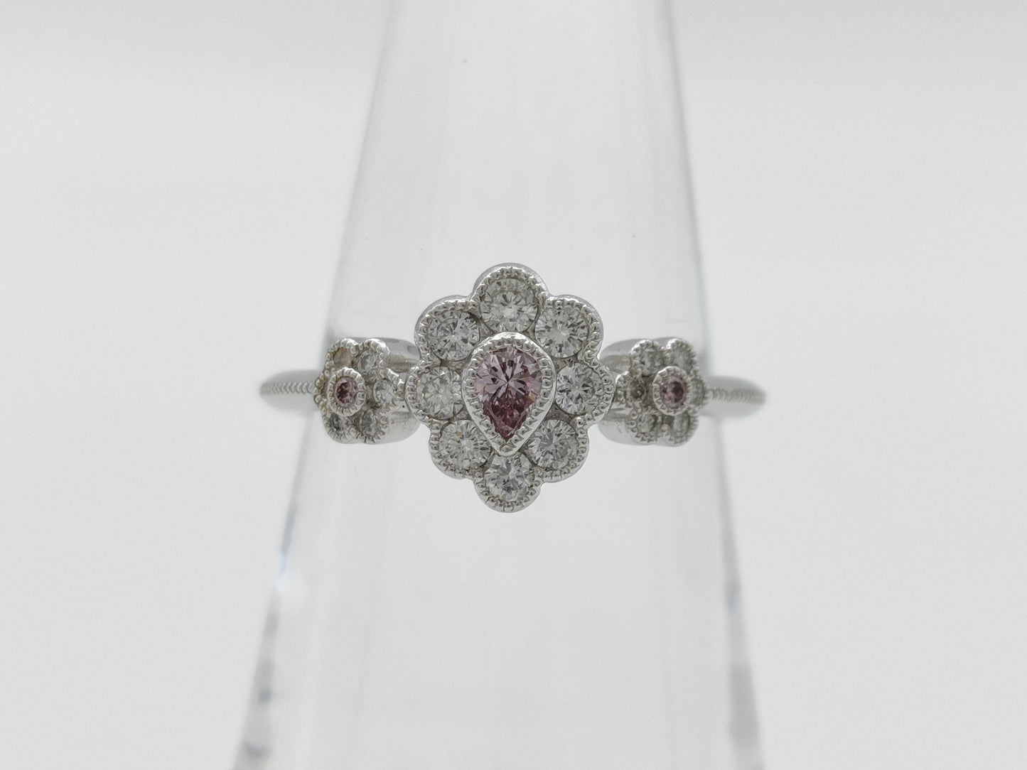 PD0.107ct FD0.30ct PT900 4.2g Ring