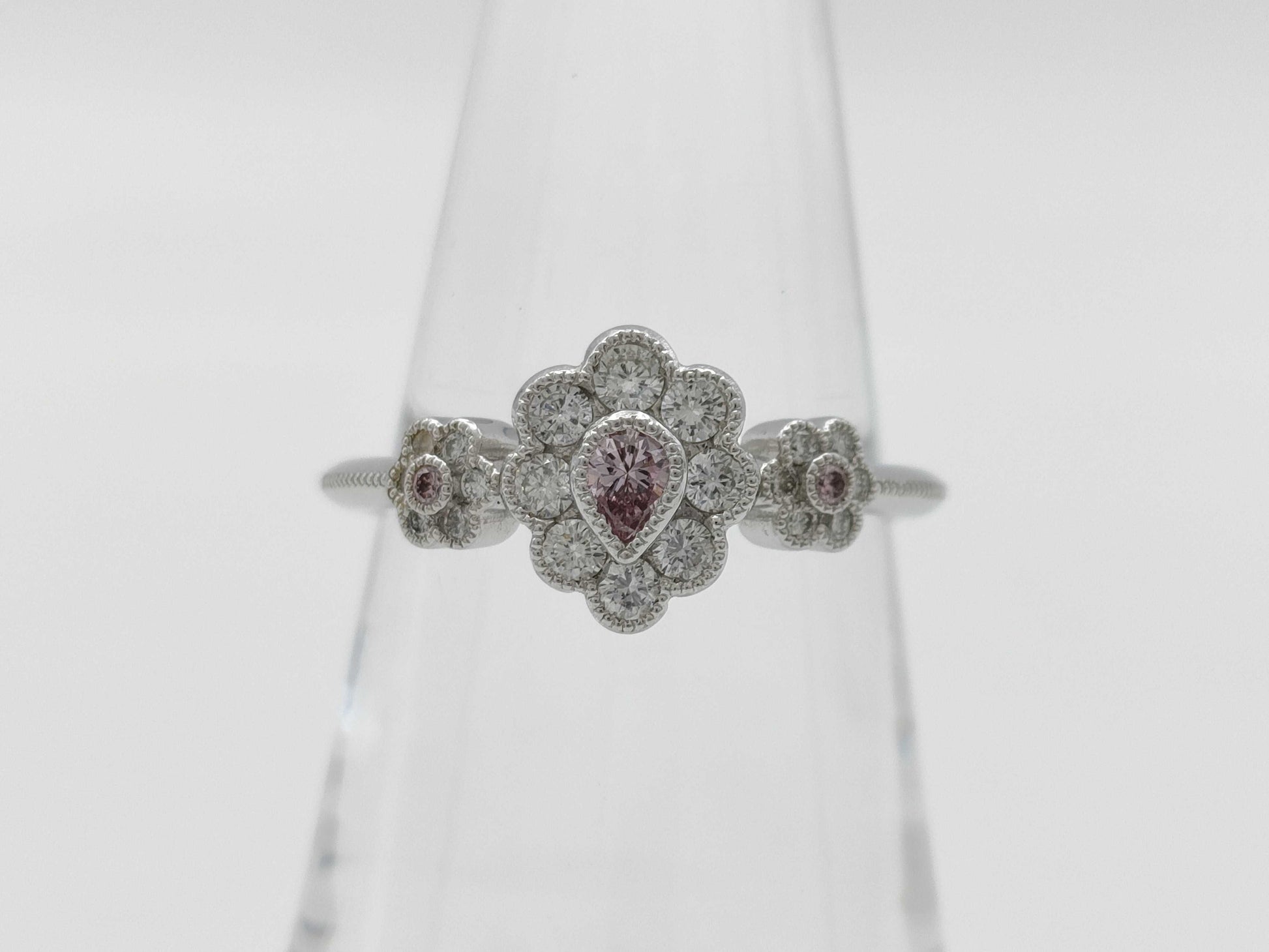 PD0.107ct FD0.30ct PT900 4.2g Ring
