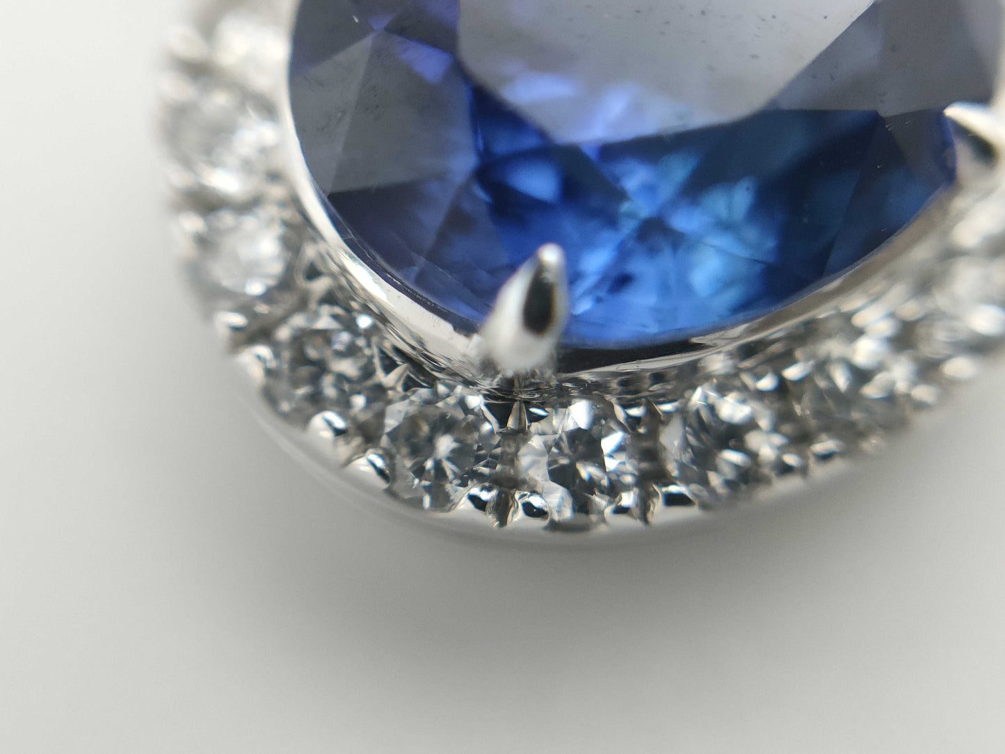 S2.01/1.21ct D0.43ct K18 2.8g Pendant Top