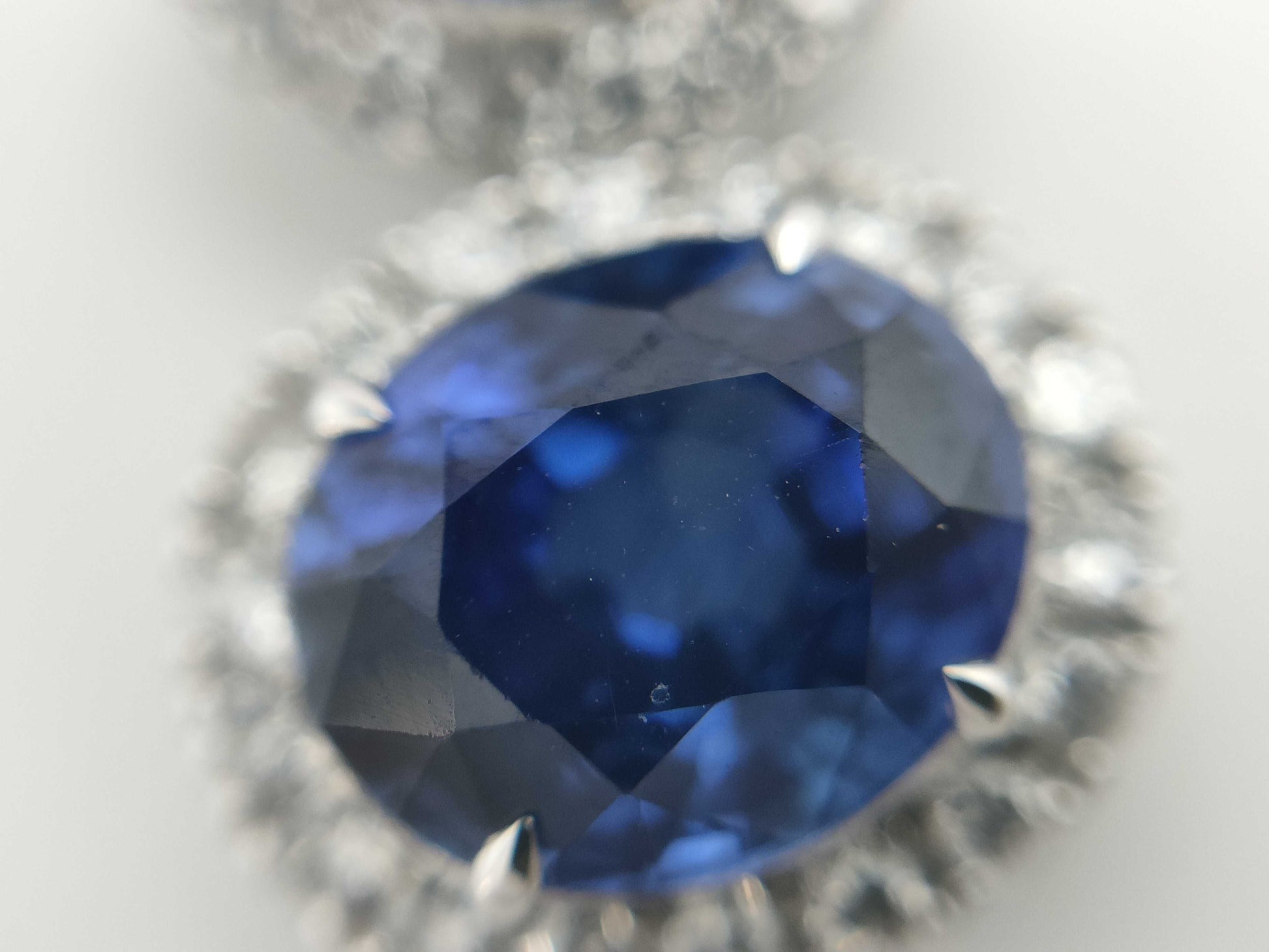 S2.01/1.21ct D0.43ct K18 2.8g Pendant Top
