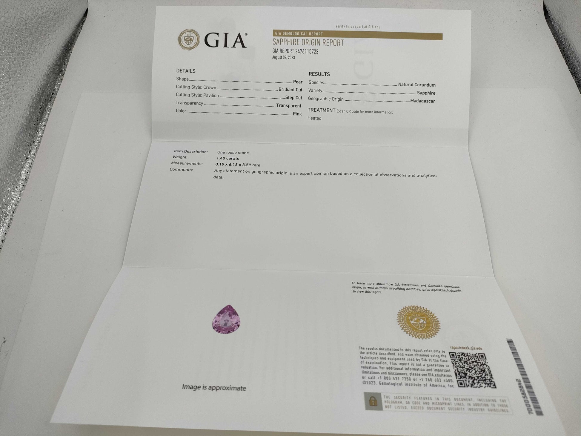 S1.40ct Colored Stones & Loose