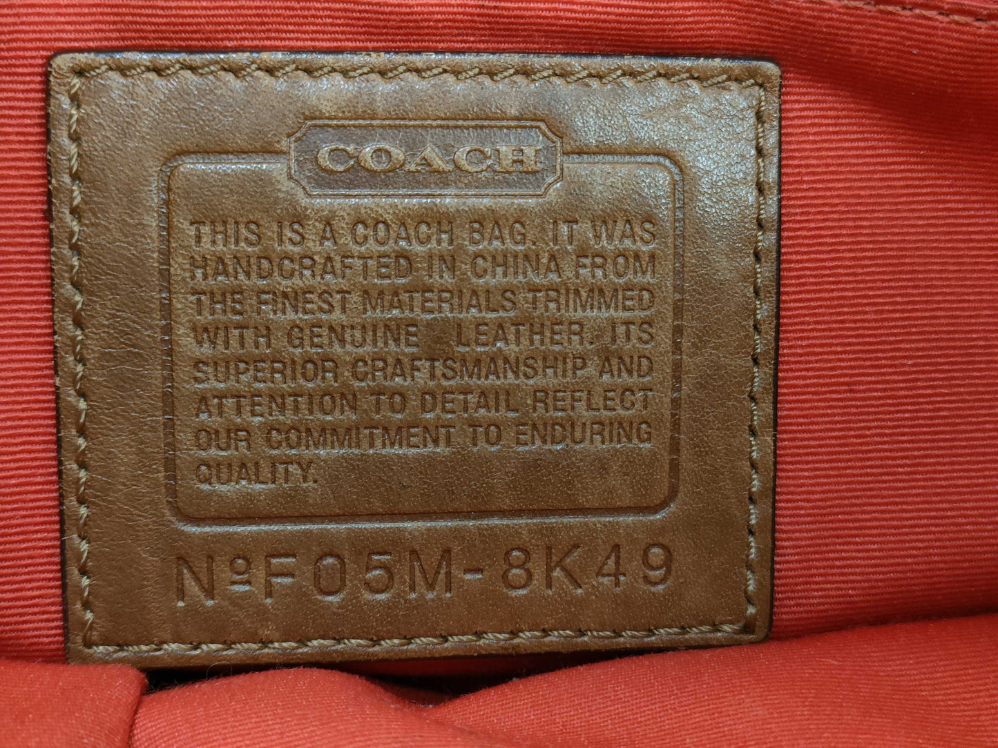COACH Signature COACH 4-Piece Set Handbag Handbag