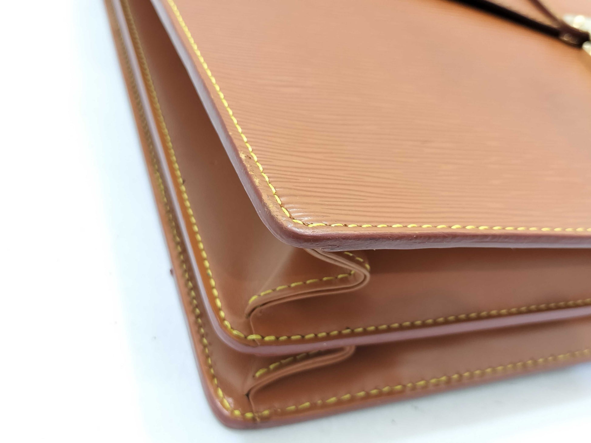 LOUIS VUITTON Epi Louis Vuitton Business Bag Brown Epi Business Bag