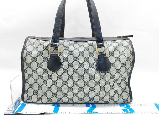 GUCCI GG Supreme GUCCI Mini Boston Bag Sherry Line Handbag