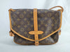 LOUIS VUITTON Monogram Louis Vuitton Saumur Monogram Brown Shoulder Bag