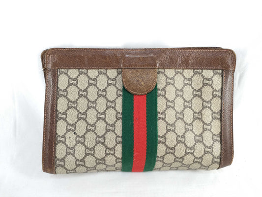 GUCCI GUCCI Second Bag Sherry Line Brown Second Bag